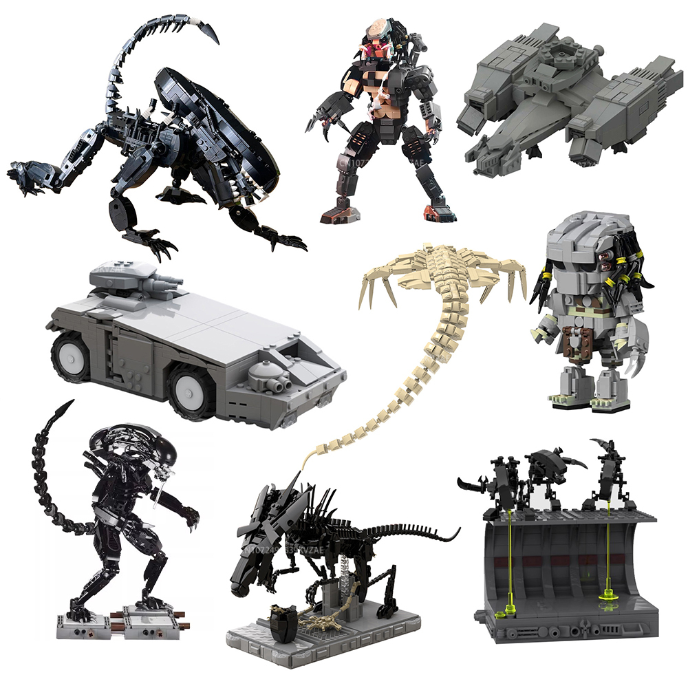 Model Kit Ultron - MOC Aliened canavar yapı taşı aksiyon