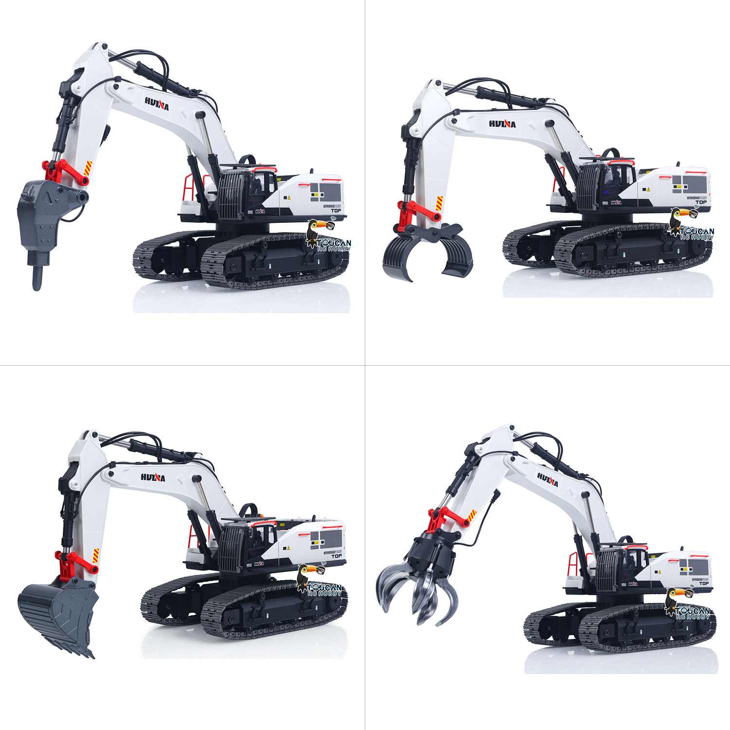 RC Ekskavatör 1/14 HUINA Metal - Model Kit Excavator incelemesi ve fiyatı