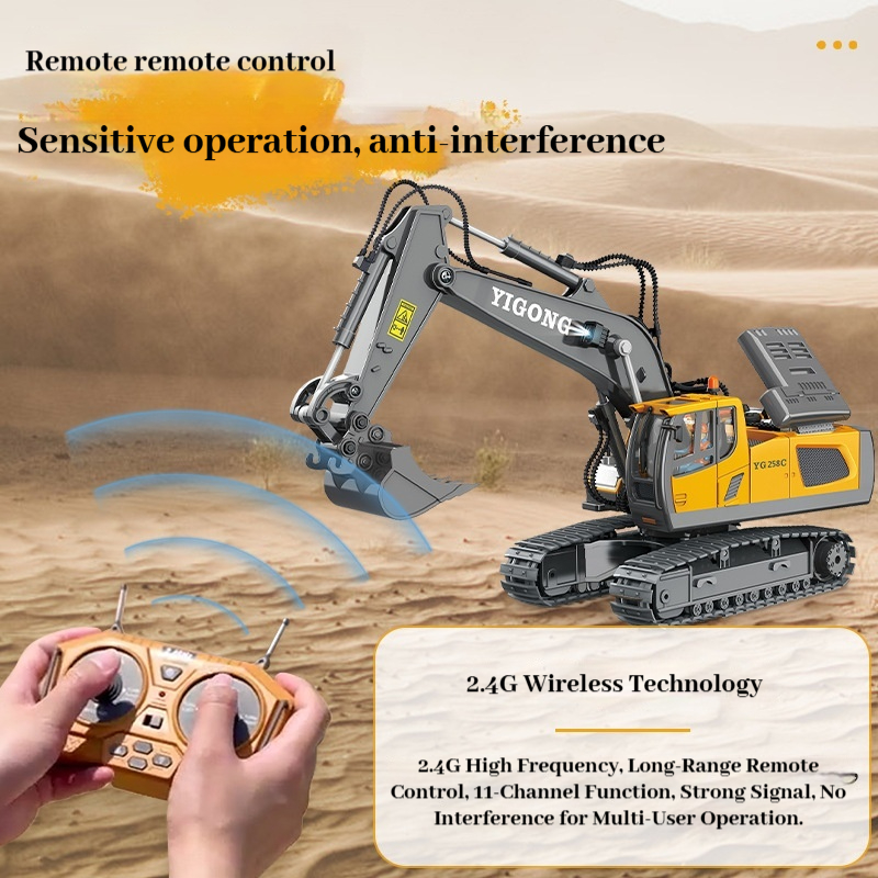 YIGONG Alaşım Uzaktan Kumandal - Model Kit Excavator incelemesi ve fiyatı
