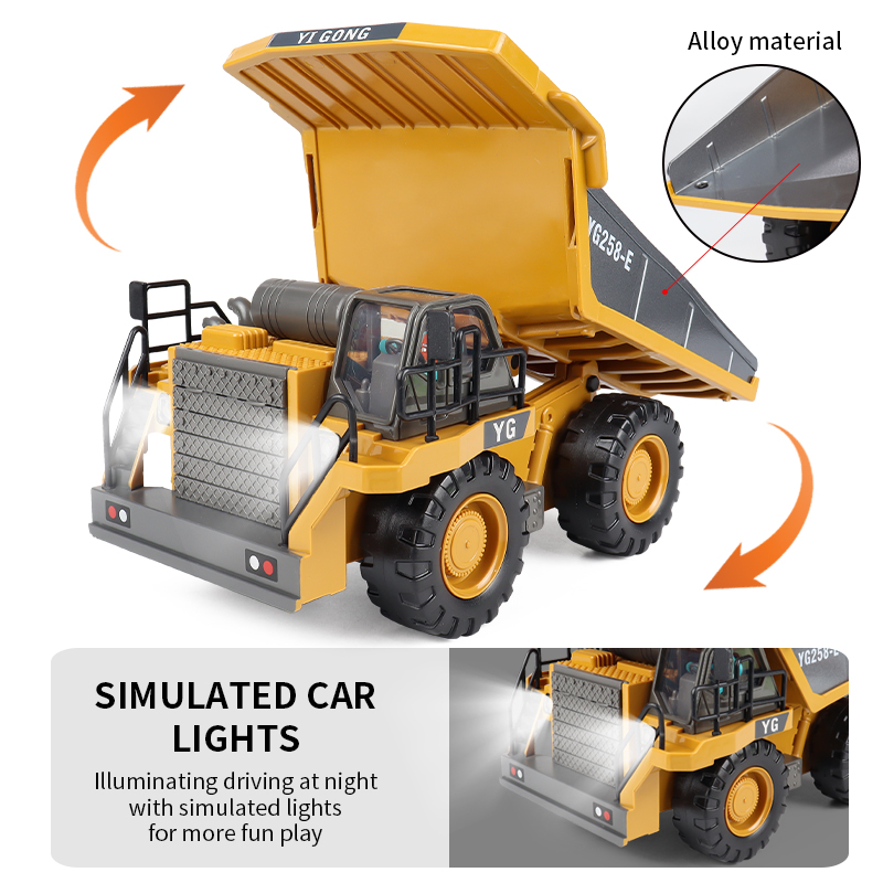 ZWN 2.4G uzaktan kumanda ekska - Model Kit Excavator incelemesi ve fiyatı