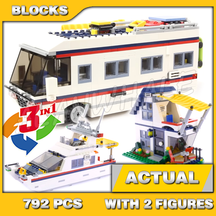 792 adet 3in1 Yaratıcı Tatil G - Model Kit Yacht incelemesi ve fiyatı