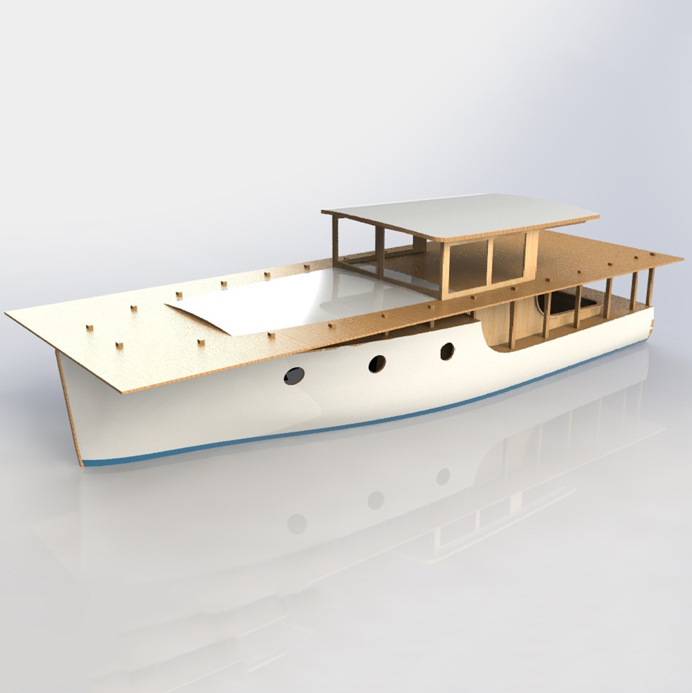 70cm Avrupa Klasik Küçük Yat U - Model Kit Yacht incelemesi ve fiyatı